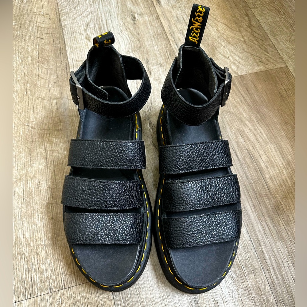 Dr. Marten Black Sandals - Size US 10